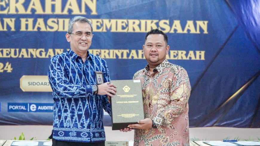 Tata Kelola Keuangan Akuntabel, Gresik Raih WTP 10 Kali Berturut-turut