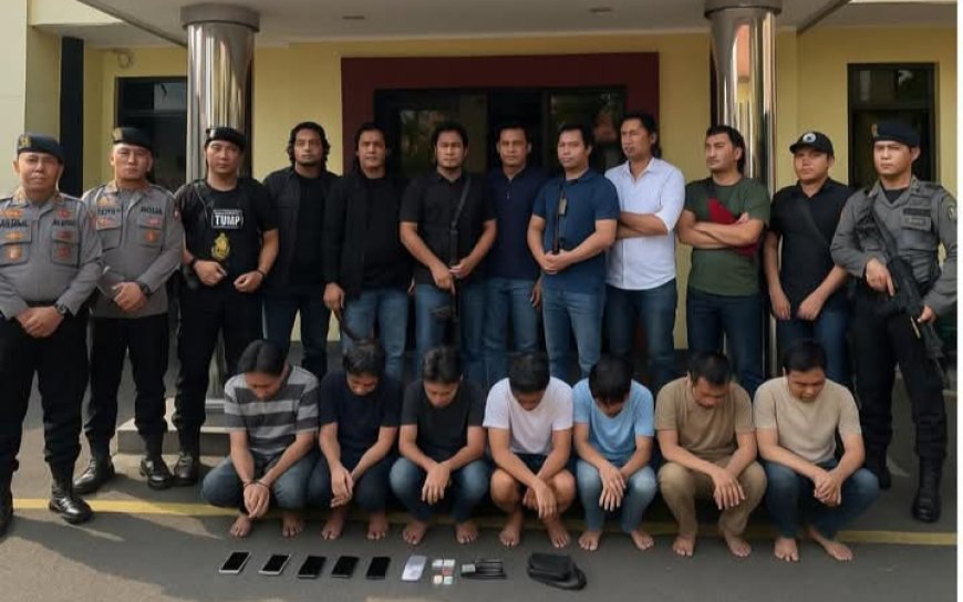 7 Penculik Santri di Ponpes Pasuruan, Berhasil Ditangkap Satreskrim Polres Pasuruan di Gresik