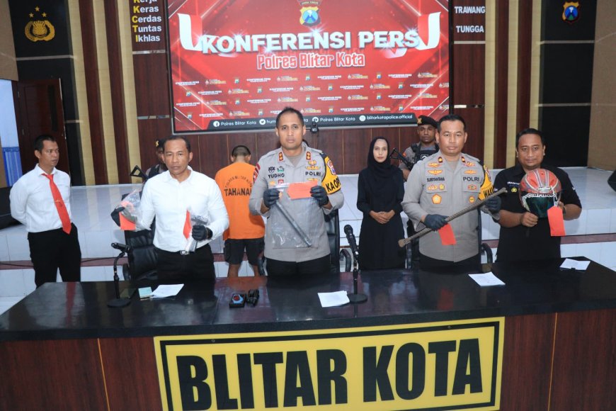 Polres Blitar Kota Berhasil Ungkap Kasus Pencurian di 21 TKP, Salah Satu Tersangka Masih Dibawah Umur