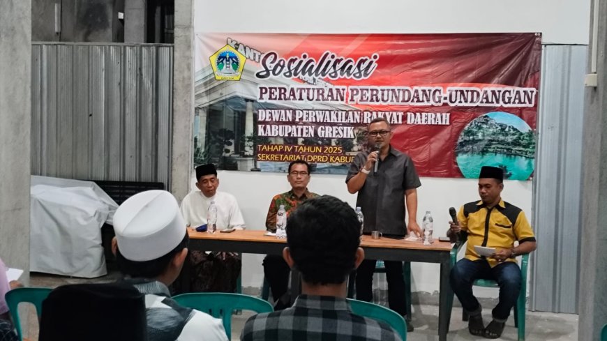 Anggota DPRD Gresik Khusnul Fiqhan Dorong Desa Mandiri, Ajak Pemuda Usaha Kreatif