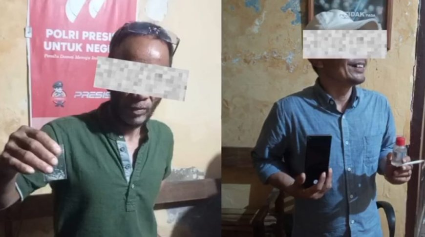 Polisi Tangkap Seorang Kades dan Warga Sedang Asyik Pesta Sabu di Bawean Gresik