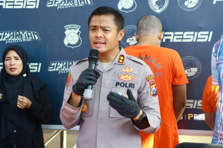 Polres Gresik Tangkap Pria Cabuli Anak Tiri di Driyorejo