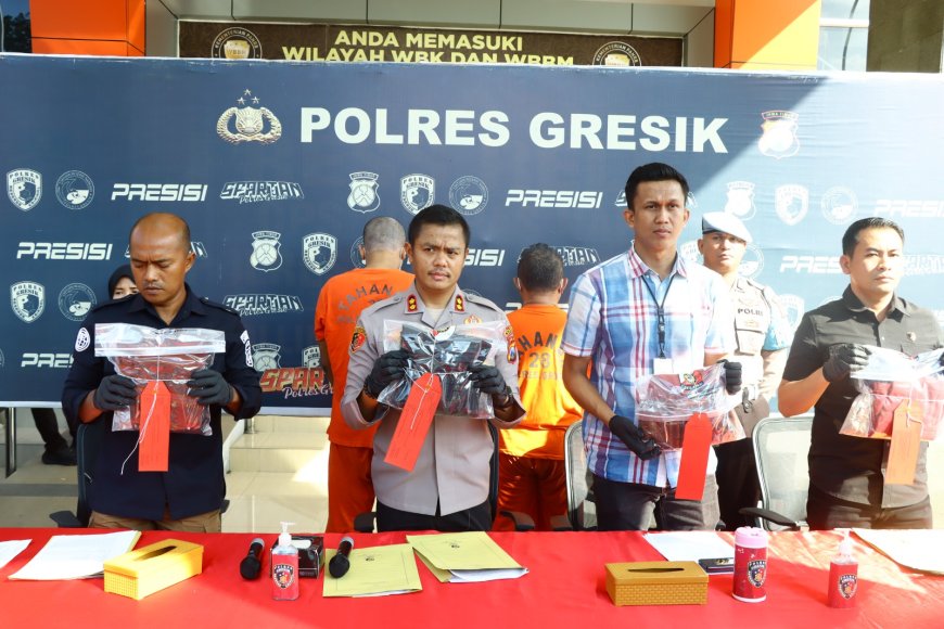 Polres Gresik Tangkap Pria Cabuli Anak Tiri di Driyorejo