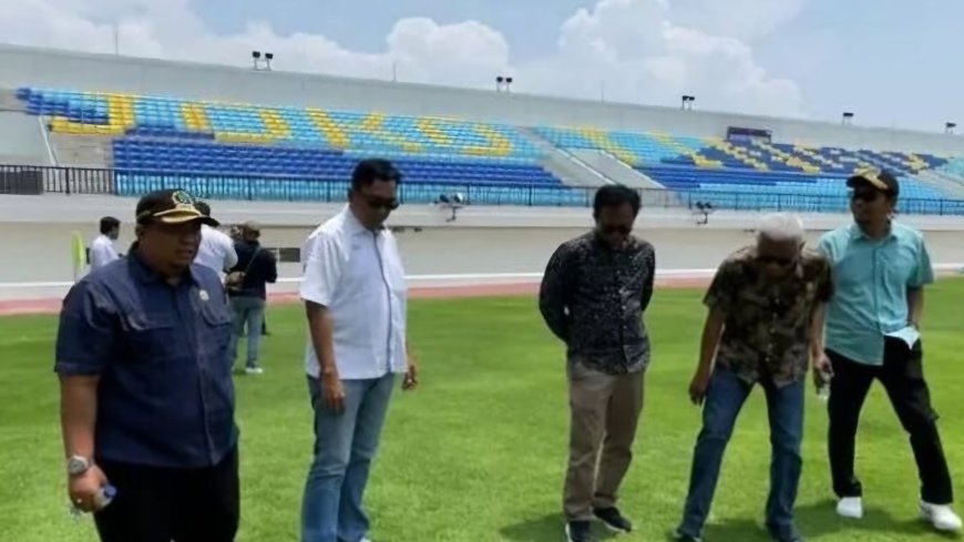 Tinjau Stadion Surajaya, DPRD Lamongan Siapkan Skema Anggaran Pemeliharaan