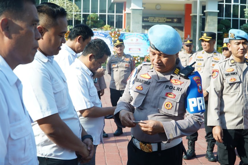 Bidpropam Polda Jatim Gelar Gaktibplin dan Tes Urine di Polres Gresik, Nihil Pelanggaran