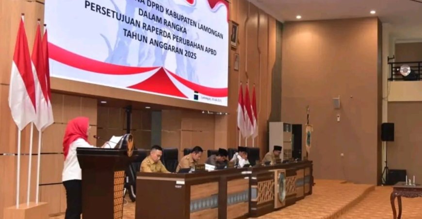 DPRD Lamongan Setujui Raperda Perubahan APBD 2025