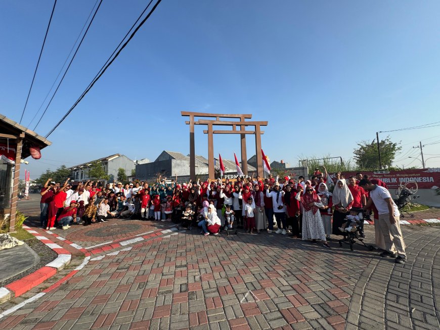Warga Natura PPS Gresik Kobarkan Semangat Nasionalisme di HUT ke-80 RI