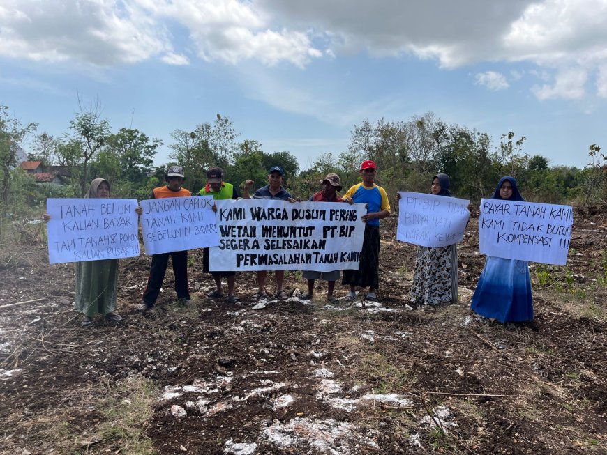 Polemik Lahan Bungah Industrial Park di Gresik, Warga Demo di Tanah Sengketa
