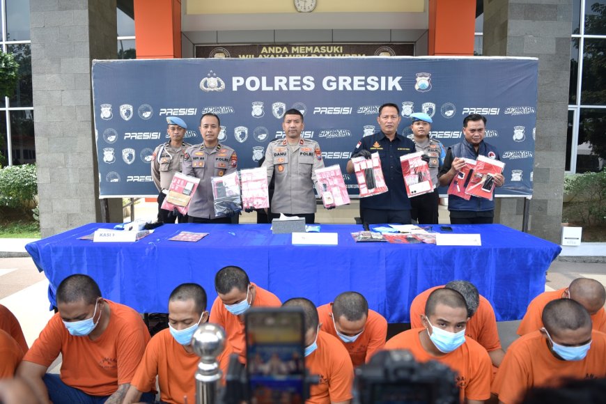 Polres Gresik Ungkap 16 Kasus Narkoba Selama 12 Hari, Amankan 20 Tersangka