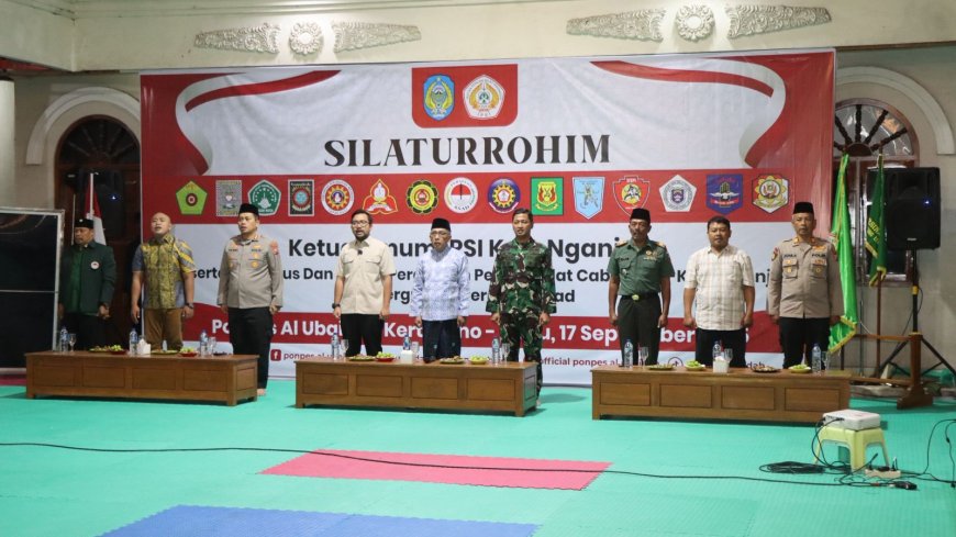 Silaturahmi IPSI di Padepokan Persinas ASAD, Kapolres Ajak Jaga Kedamaian Nganjuk