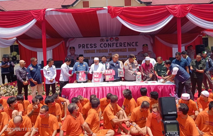 Polres Pasuruan Berhasil Bongkar Jaringan Kampung Narkoba dan TPPU Senilai Rp 3 Miliar