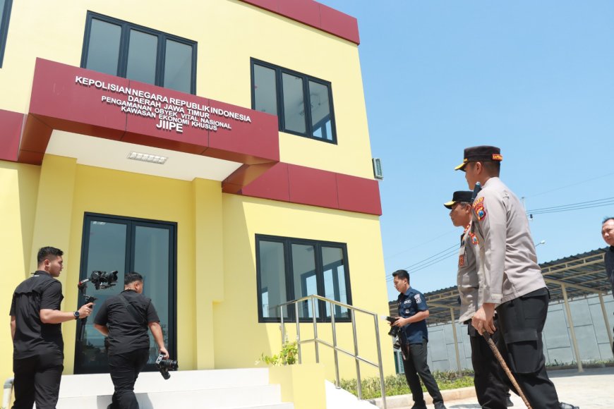 Kapolda Jatim Tinjau Gedung Polri di KEK JIIPE, Pastikan Keamanan Investasi Terjaga