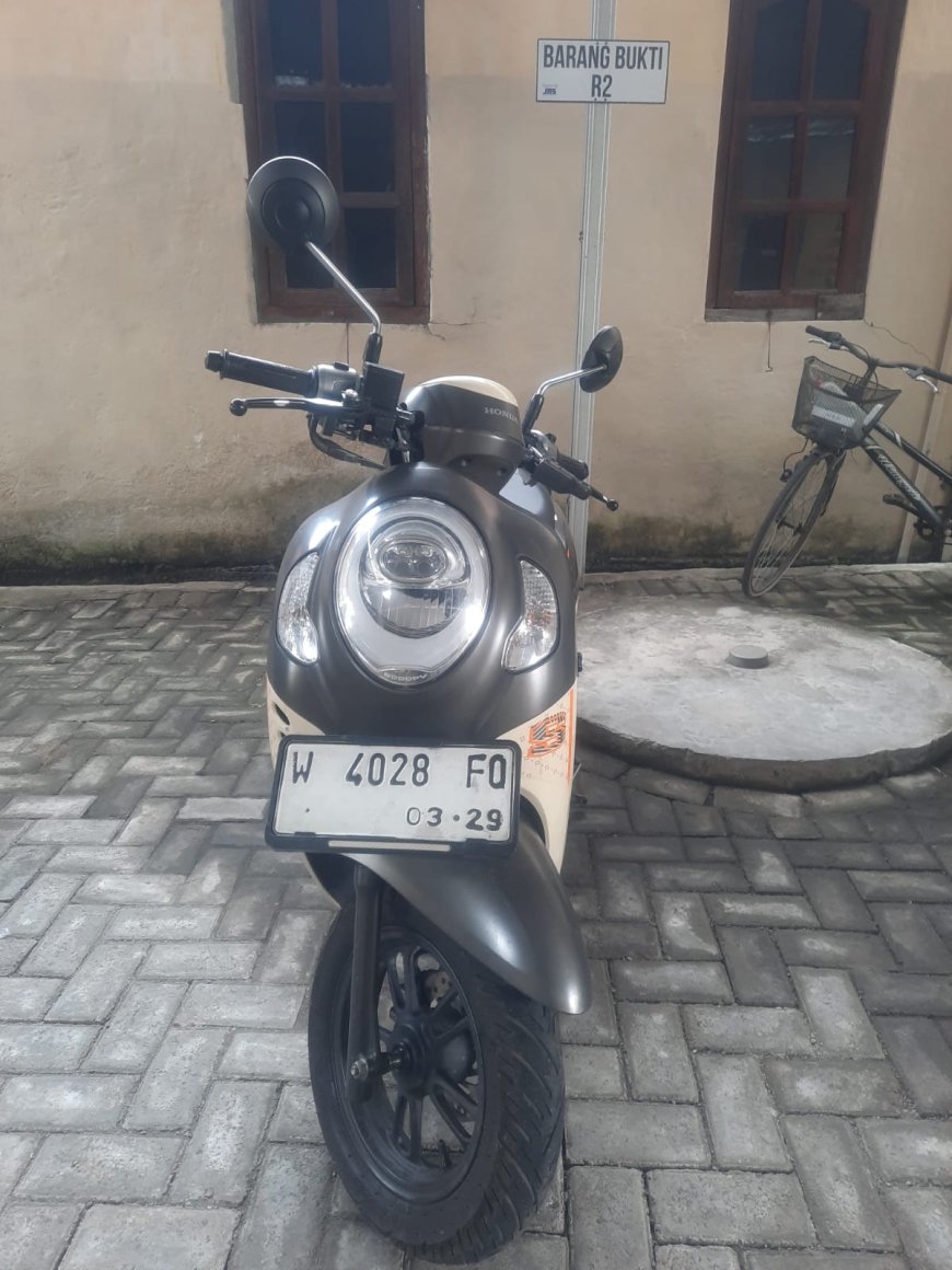 Unit Reskrim Polsek Menganti Ringkus Maling Motor Beraksi di Sidojangkung