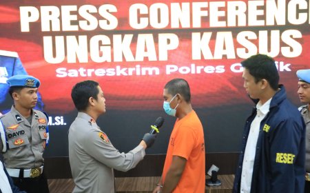 Polres Gresik Tangkap Ayah Bejat yang Lakukan Tindakan Asusila Terhadap Anak Kandung Sejak 2021