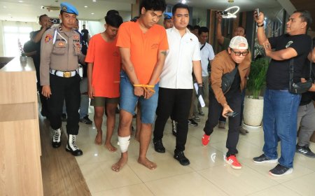 Tiga Gangster Kampungan Ditangkap, Polres Gresik Beri Tindakan Tegas Terukur