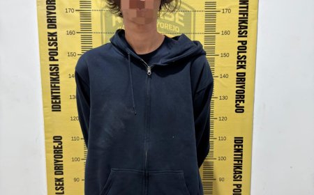 Polsek Driyorejo Amankan Pelaku Percobaan Pencurian dengan Kekerasan di Toko Sembako