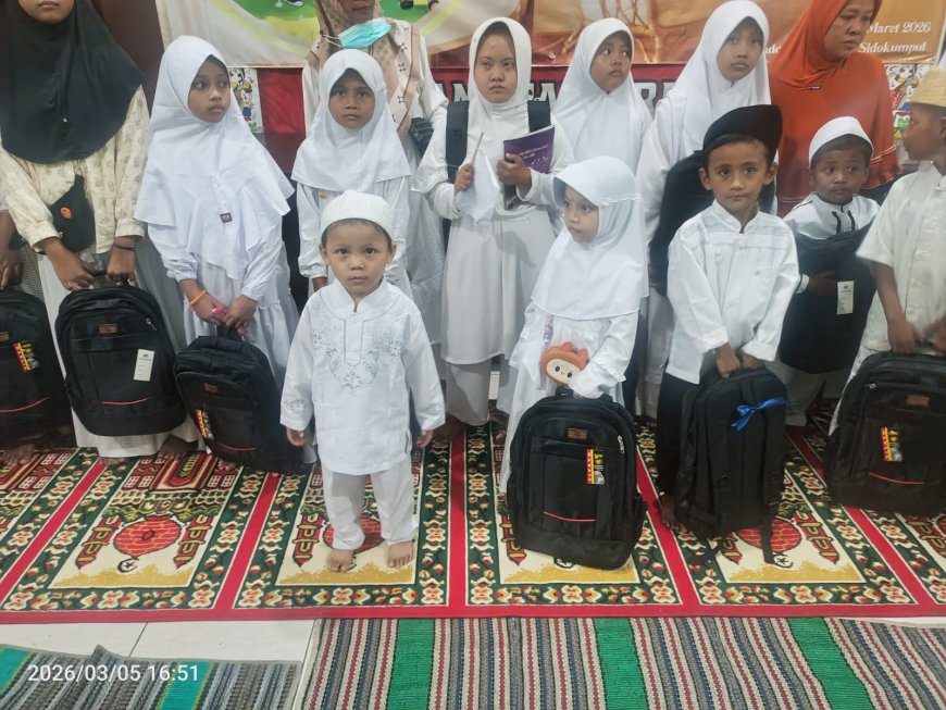 Buka Puasa Bersama, Kompak CFD Gresik Santuni Anak Yatim Piatu