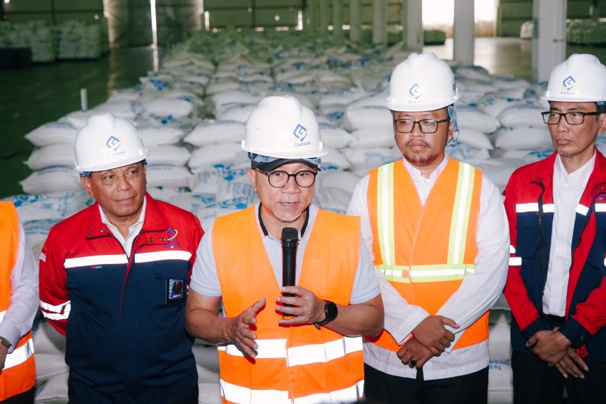 Dampingi Menko Pangan, Wabup Sampang Dorong Penguatan Industri Garam Nasional