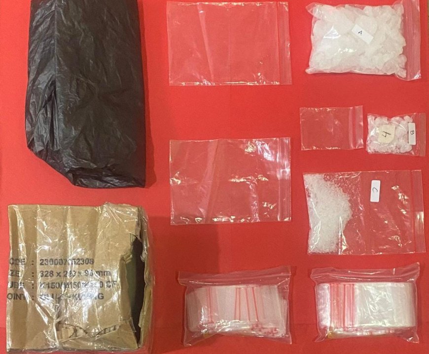 Polres Mojokerto Amankan Dua Tersangka Pengedar Sabu Senilai 126 juta