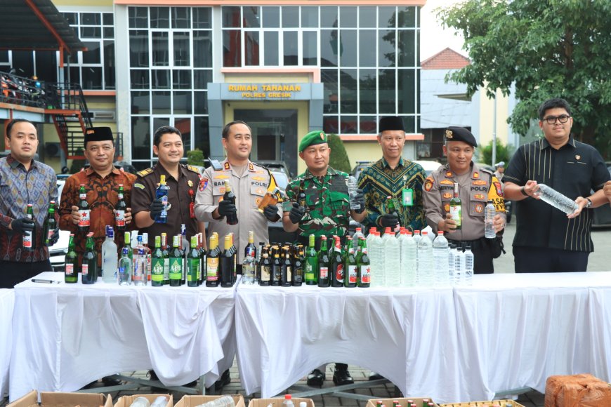 Ops Pekat Semeru 2026: Polres Gresik Ungkap 78 Kasus, 85 Tersangka Diamankan