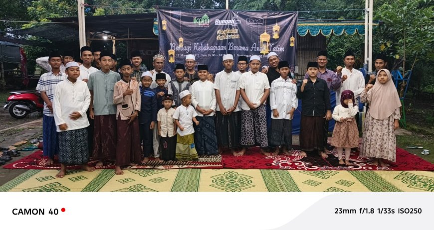 Gantangan Bungah BC Rutin Buka Puasa dan Santuni Yatim Piatu di Momen Ramadan