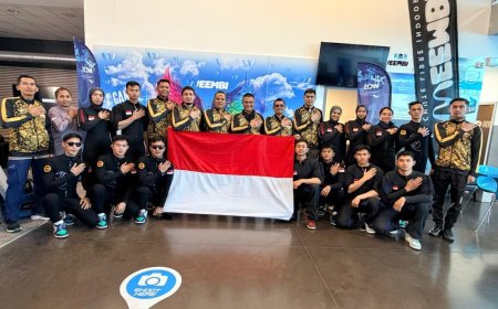 21 Personel Brimob Perkuat Timnas Indonesia di Ajang Dunia Indoor Skydiving 2026 di Prancis