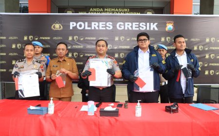 Polres Gresik Bongkar Penipuan Rekrutmen ASN, Tersangka Raup Rp1,5 Miliar dari Jual Beli SK Palsu