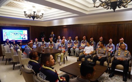 As SDM Kapolri Sambut Kontingen Taekwondo Garbha Presisi Peraih Juara Umum WATA Championship 2026 di Jepang