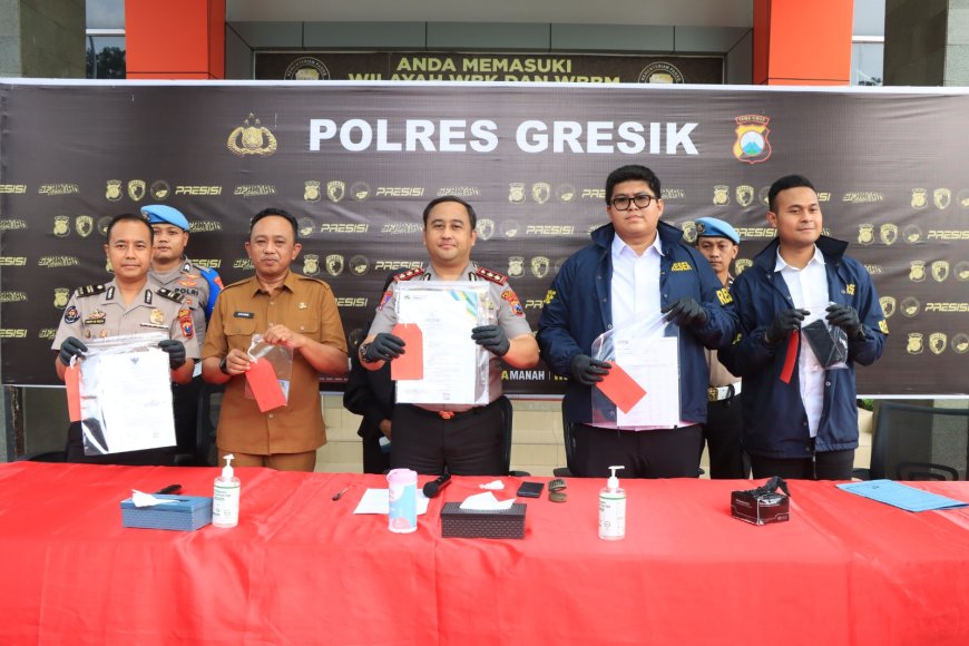 Polres Gresik Bongkar Penipuan Rekrutmen ASN, Tersangka Raup Rp1,5 Miliar dari Jual Beli SK Palsu