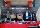 Kapolres Gresik Ungkap Lima Kasus Kejahatan, Korban Bersyukur Motor dan Barang Berharga Kembali