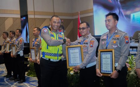 Satlantas Polres Gresik Raih Juara 1 dalam Video Rampcheck se-Jawa Timur
