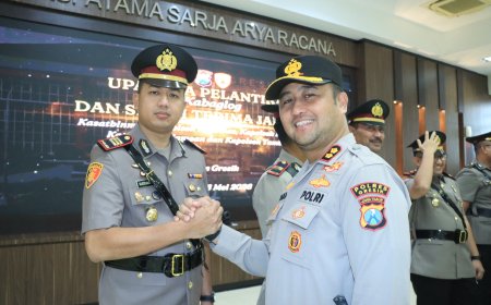 Polres Gresik Gelar Sertijab PJU dan Kapolsek, Wujud Penyegaran Perkuat Pelayanan Publik