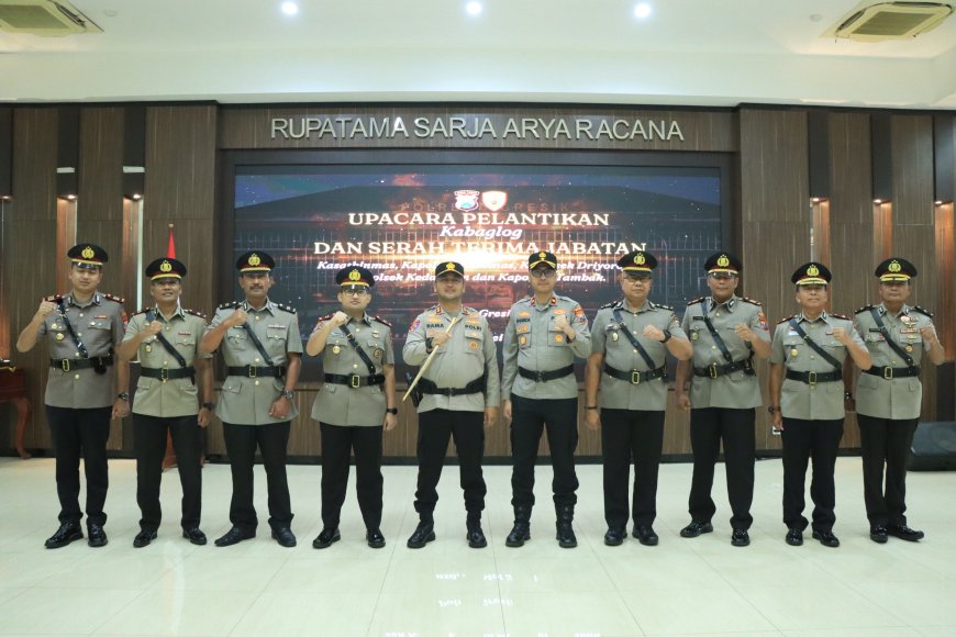 Polres Gresik Gelar Sertijab PJU dan Kapolsek, Wujud Penyegaran Perkuat Pelayanan Publik