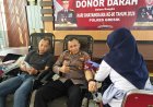 Sambut HUT Bhayangkara ke-80, Polres Gresik Bersama Kodim 0817 dan PMI Gresik Gelar Aksi Sosial Donor Darah