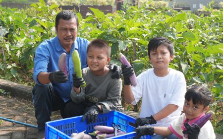 Kembali Ke Kebun, Liburan Edukatif yang Mengajak Anak Mengenal Asal Makanan di BeSS Resort & Waterpark Malang