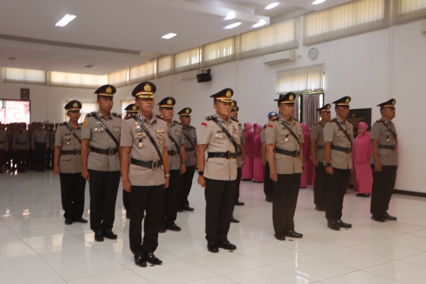 Kapolres Tuban AKBP Alaiddin Pimpin Sertijab Wakapolres di Gedung Sanika Satyawada