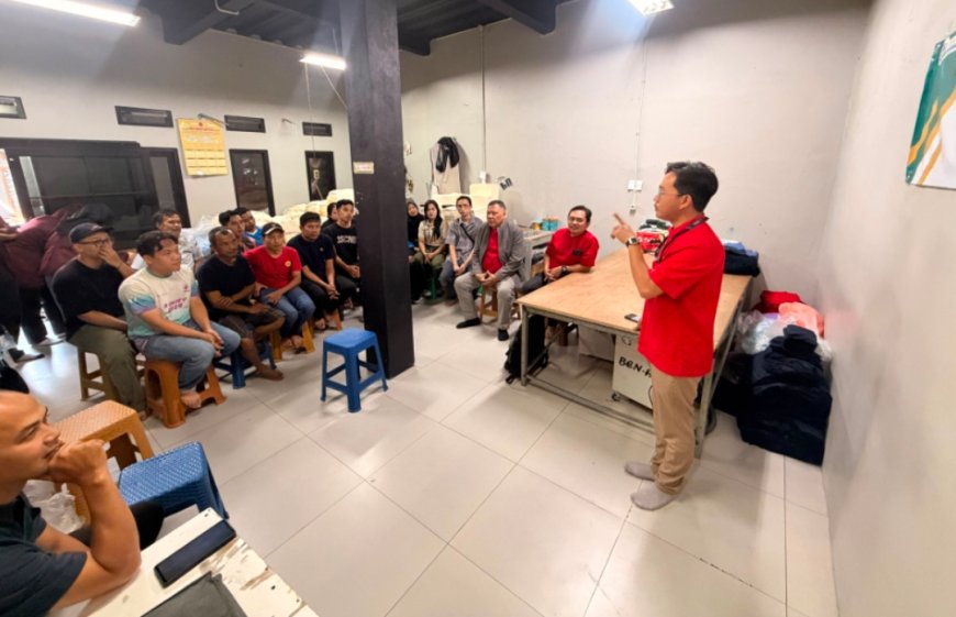 Telkom University Bandung Dampingi UMKM Tekstil Naik Kelas