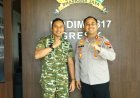 Perkokoh Sinergi TNI-Polri, Kapolres Gresik Silaturahmi ke Makodim 0817 dan Koramil Kota