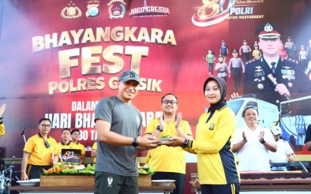 Bhayangkara Fest 2026 Turut Meriahkan HUT Bhayangkara ke-80, Polres Gresik Pererat Kebersamaan dengan Masyarakat
