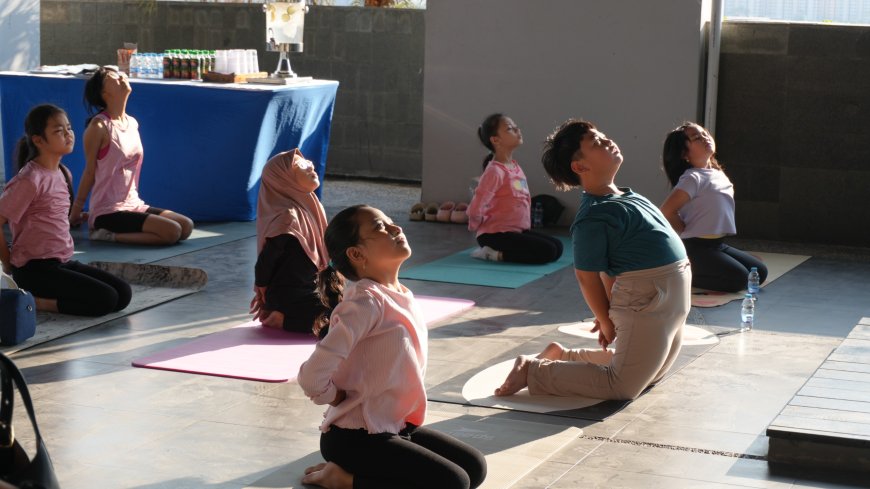 Momen Liburan Sekolah, BeSS Mansion Hotel  Hadirkan Yoga Khusus Anak-anak