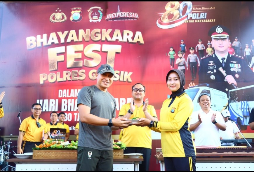 Bhayangkara Fest 2026 Turut Meriahkan HUT Bhayangkara ke-80, Polres Gresik Pererat Kebersamaan dengan Masyarakat