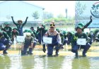 Polres Gresik Bersama Forkopimda dan PT Smelting Tanam 10.000 Mangrove di Randuboto, Jaga Ekosistem Pesisir