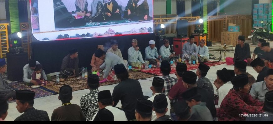 Ratusan Jamaah Padati "Bersholawat" di Kediaman H Umar di Desa Krampon Sampang