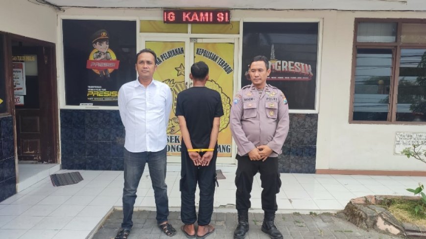 Kurang Dari 24 Jam, Polsek Balongpanggang Amankan Pelaku Pencurian di Masjid Surabaya