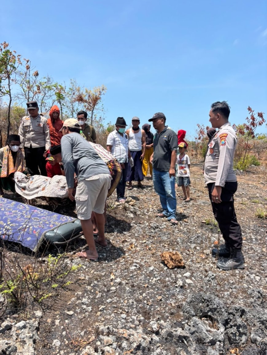 Pencari Rumput Temukan Mayat Wanita, di Area Tegal Dataran Tinggi di Desa Lobuk