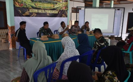 Sasar Lumbung Pangan, TMMD Pamekasan  Gelar Penyuluhan Pertanian